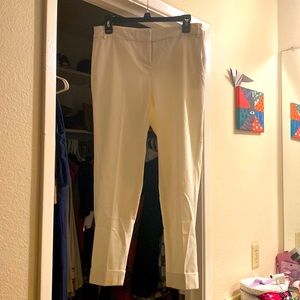 White dress pants, no stains